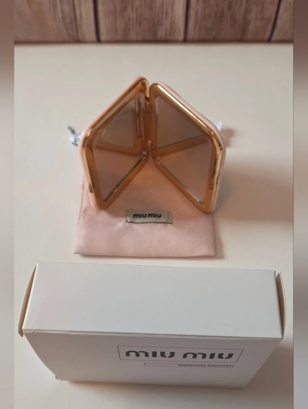 Miu Miu Compact Mirror NIB Dust Bag Included